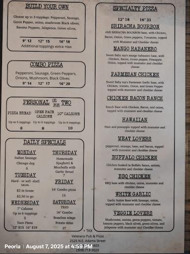 Veterans Pub & Pizza